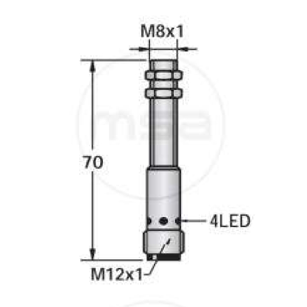 SISF1-M0802N-OEU4 габариты
